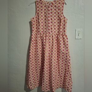 Croft & Barrow Women's Dress Size M Red and Yellow Floral